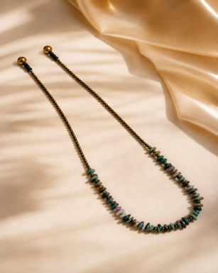 Handmade Turquoise Beaded Necklace