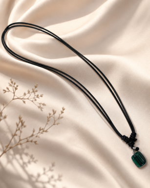 Handmade Minimal Stone Pendant Necklace