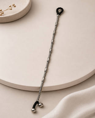 Brass & Wax Thread Bracelet