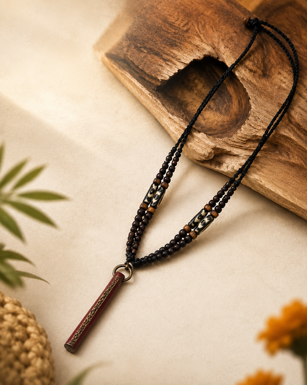 Handmade Bar Pendant Necklace