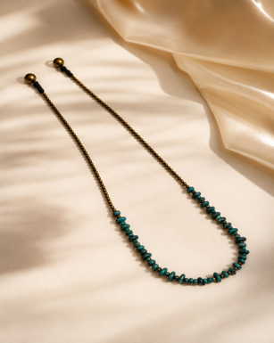 Handmade Turquoise Beaded Necklace