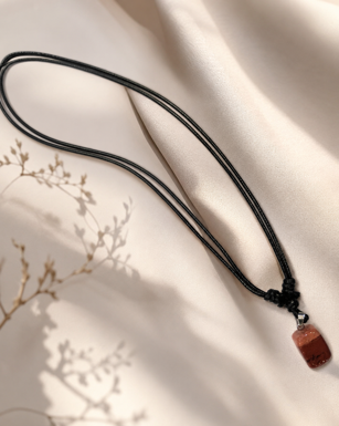 Handmade Minimal Stone Pendant Necklace